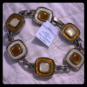 Lia Sophia brown bracelet